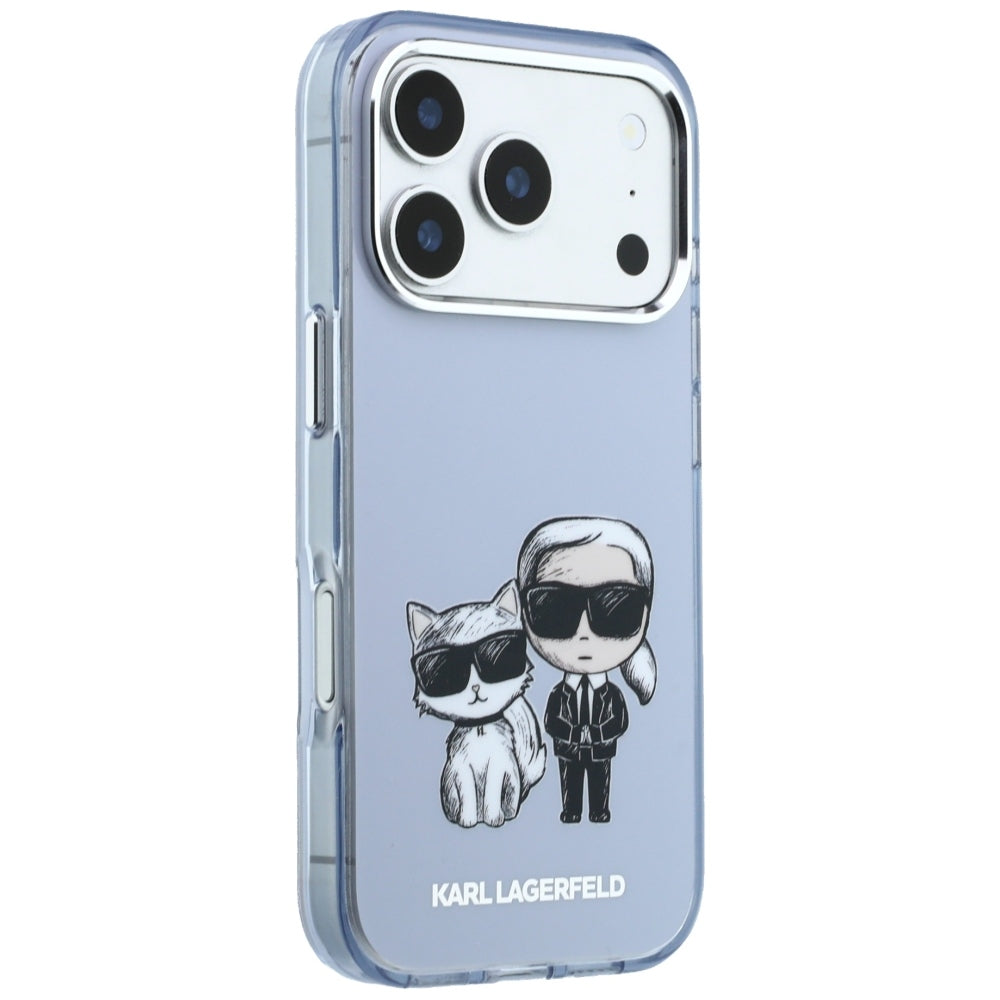 MagSafe futrola za Apple iPhone 18 Pro / 17 Pro, Karl Lagerfeld, IML KC Bodies Sketch Print, Plava
