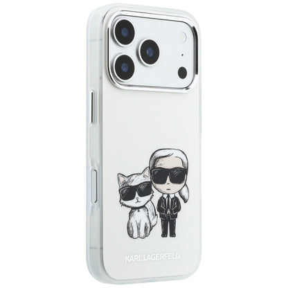 MagSafe futrola za Apple iPhone 18 Pro / 17 Pro, Karl Lagerfeld, IML KC Bodies Sketch Print, Bež