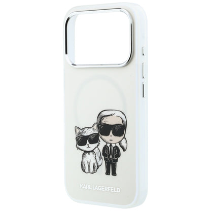 MagSafe futrola za Apple iPhone 18 Pro / 17 Pro, Karl Lagerfeld, IML KC Bodies Sketch Print, Bež