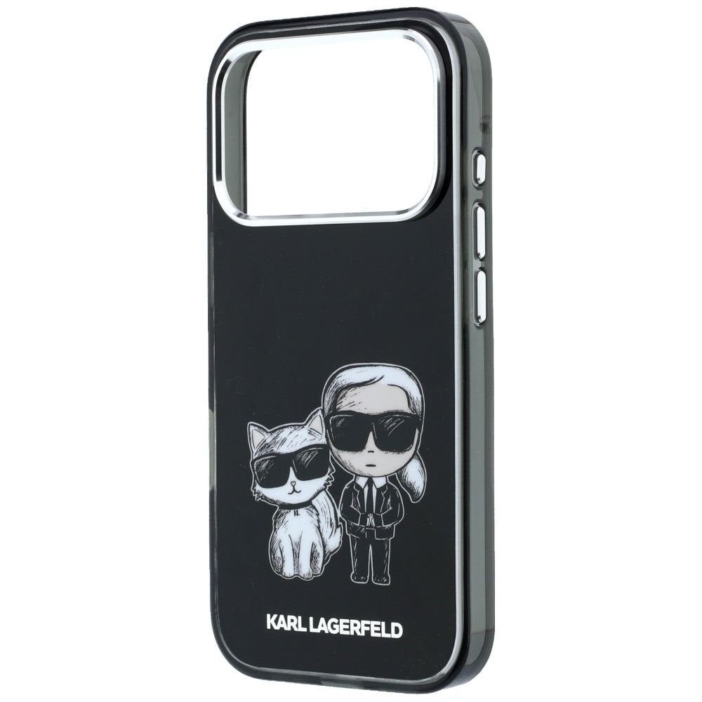 MagSafe futrola za Apple iPhone 18 Pro / 17 Pro, Karl Lagerfeld, IML KC Bodies Sketch Print, Crna