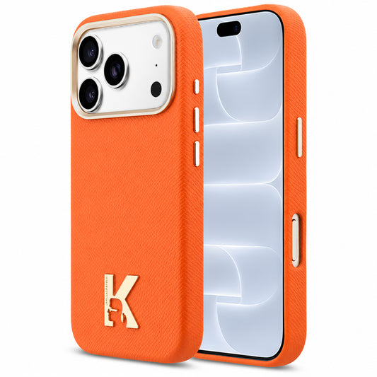 MagSafe futrola za Apple iPhone 18 Pro / 17 Pro, Karl Lagerfeld, Karl's Head Logo, Narandžasta