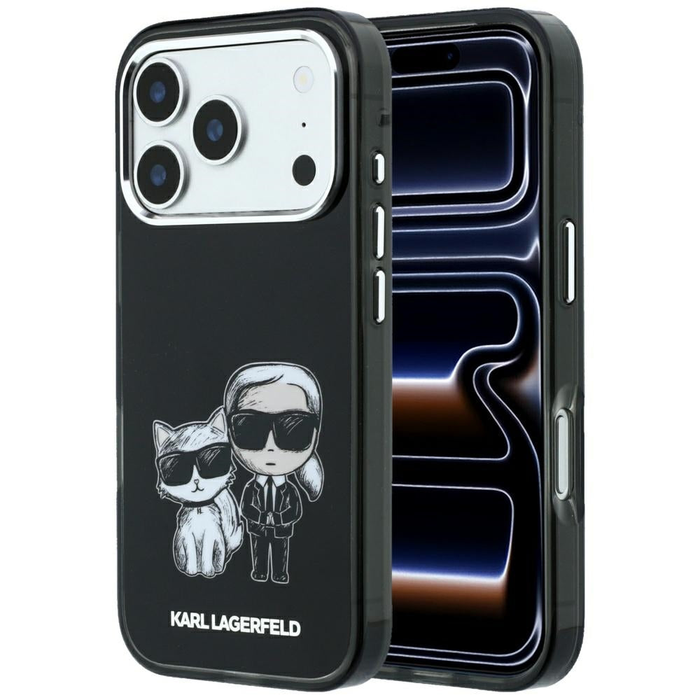 MagSafe futrola za Apple iPhone 18 Pro / 17 Pro, Karl Lagerfeld, KC Bodies Sketch, Crna