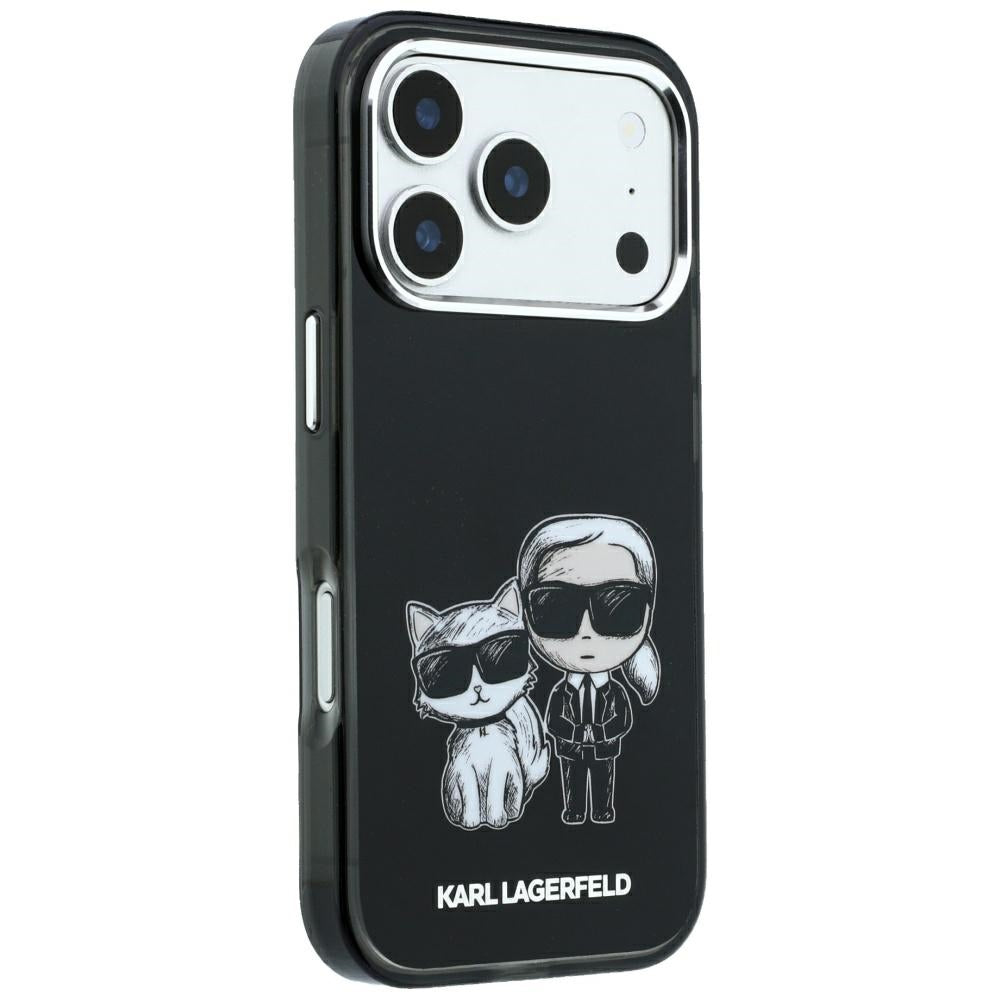 MagSafe futrola za Apple iPhone 18 Pro / 17 Pro, Karl Lagerfeld, KC Bodies Sketch, Crna
