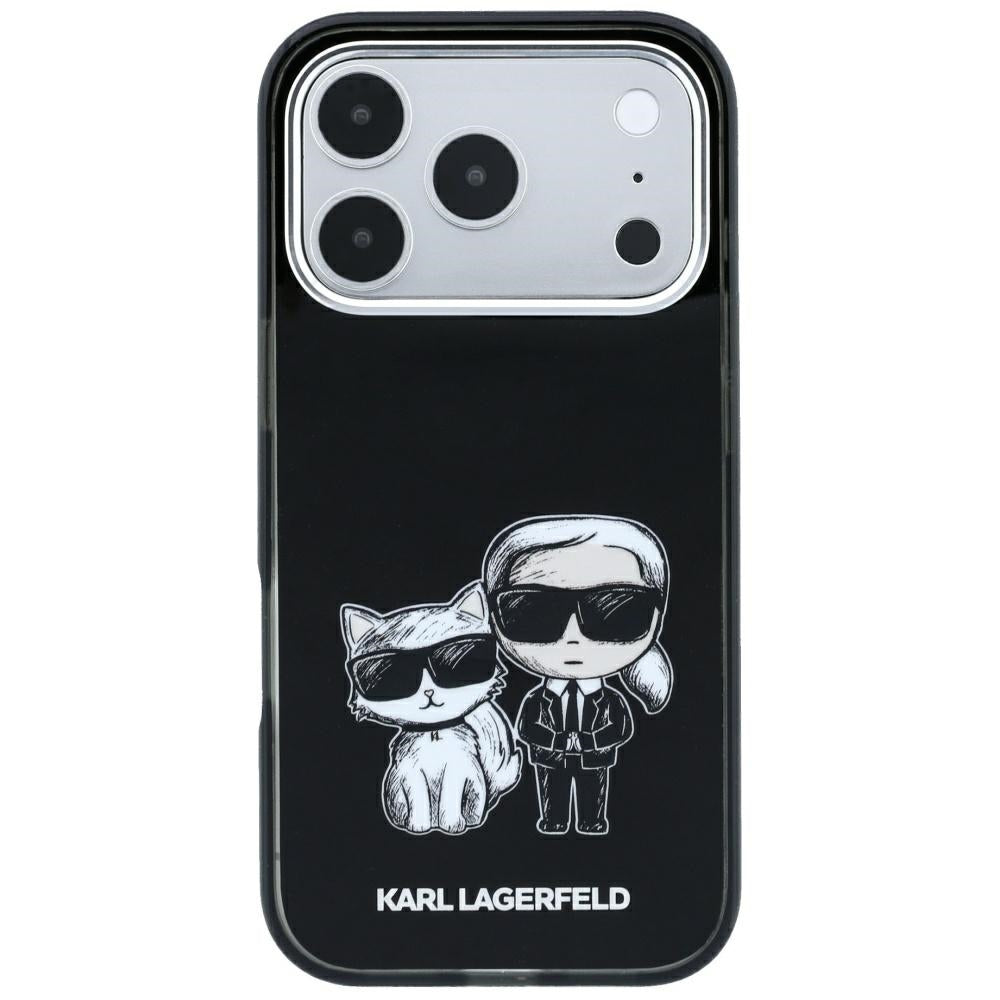 MagSafe futrola za Apple iPhone 18 Pro / 17 Pro, Karl Lagerfeld, KC Bodies Sketch, Crna