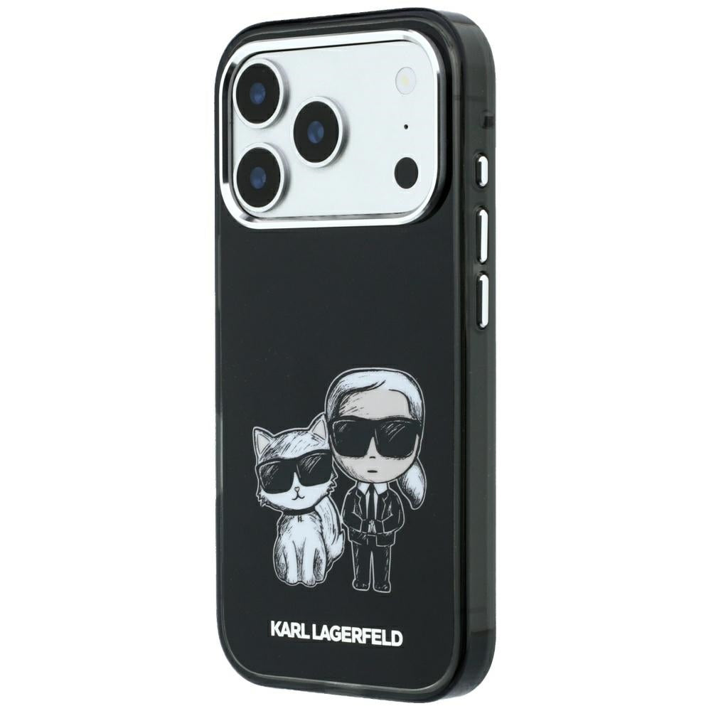 MagSafe futrola za Apple iPhone 18 Pro / 17 Pro, Karl Lagerfeld, KC Bodies Sketch, Crna