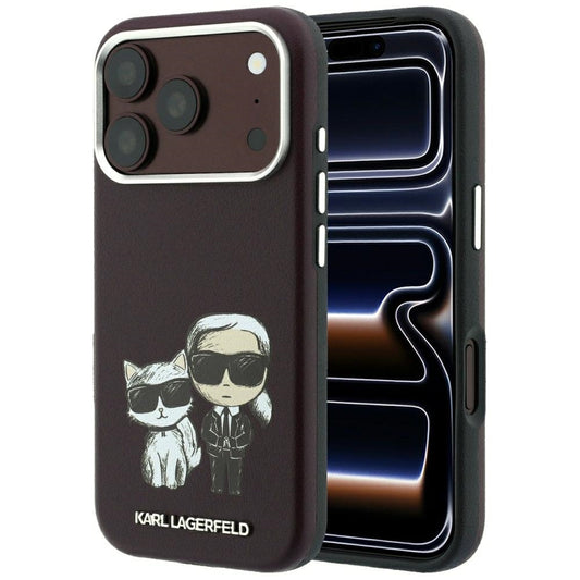 MagSafe futrola za Apple iPhone 18 Pro / 17 Pro, Karl Lagerfeld, KC Bodies Sketch, Bordo
