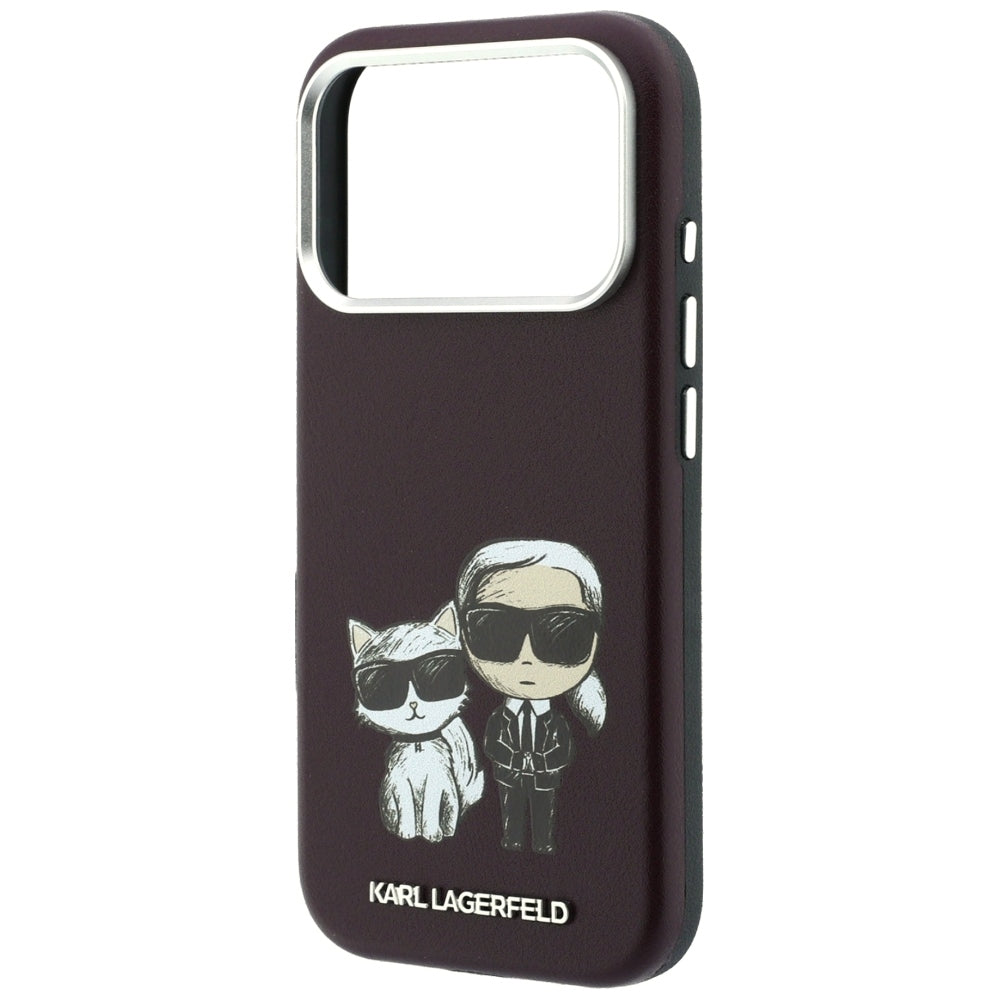MagSafe futrola za Apple iPhone 18 Pro / 17 Pro, Karl Lagerfeld, KC Bodies Sketch, Bordo