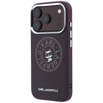 MagSafe futrola za Apple iPhone 18 Pro / 17 Pro, Karl Lagerfeld, Point and Choupette Sketch, Bordo