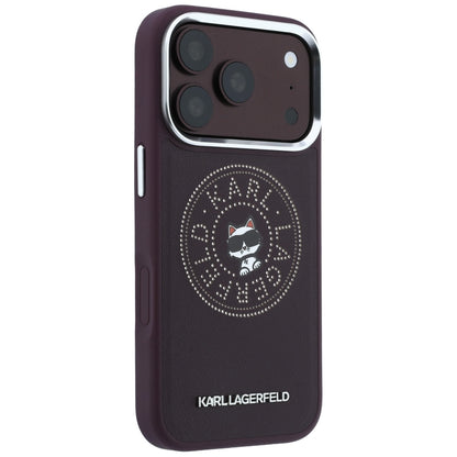 MagSafe futrola za Apple iPhone 18 Pro / 17 Pro, Karl Lagerfeld, Point and Choupette Sketch, Bordo