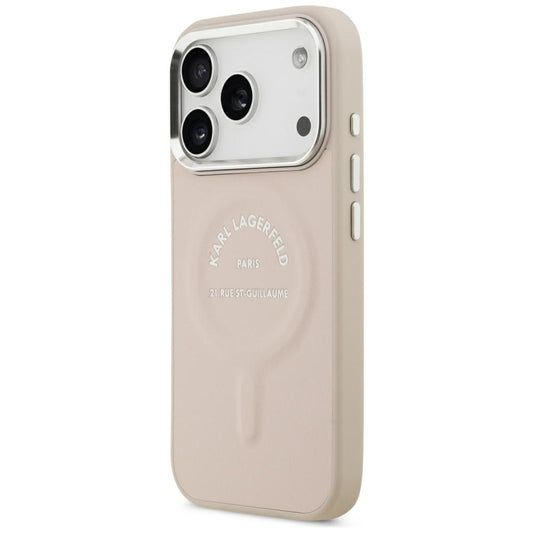 MagSafe futrola za Apple iPhone 18 Pro / 17 Pro, Karl Lagerfeld, Ring Karl RSG Logo, Roze