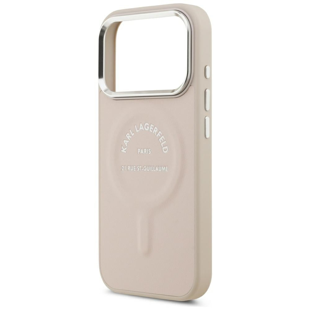 MagSafe futrola za Apple iPhone 18 Pro / 17 Pro, Karl Lagerfeld, Ring Karl RSG Logo, Roze