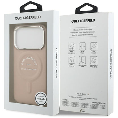 MagSafe futrola za Apple iPhone 18 Pro / 17 Pro, Karl Lagerfeld, Ring Karl RSG Logo, Roze