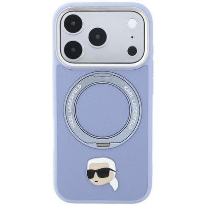 MagSafe futrola za Apple iPhone 18 Pro / 17 Pro, Karl Lagerfeld, Ring Stand 360 Karl Pin, Plava
