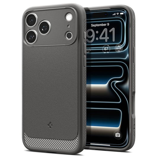 MagSafe futrola za Apple iPhone 18 Pro / 17 Pro, Spigen, Rugged Armor, Siva ACS12148