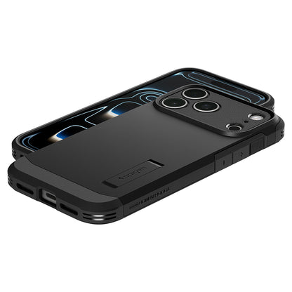 MagSafe futrola za Apple iPhone 18 Pro / 17 Pro, Spigen, Tough Armor T, Crna ACS12173