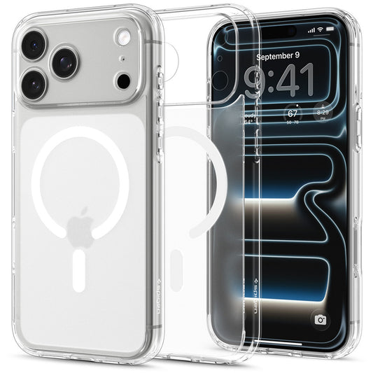 MagSafe futrola za Apple iPhone 18 Pro / 17 Pro, Spigen, Ultra Hybrid, Bela Satenska ACS12161