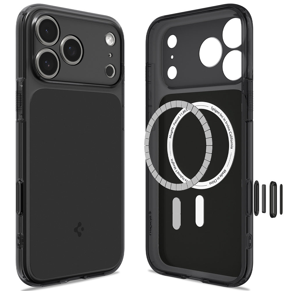 MagSafe futrola za Apple iPhone 18 Pro / 17 Pro, Spigen, Ultra Hybrid T, Crna Mat ACS12171