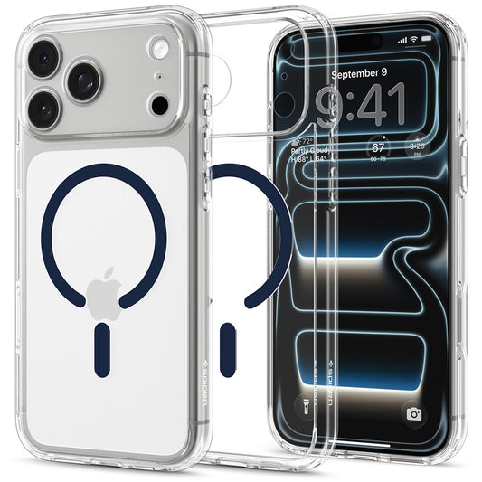 MagSafe futrola za Apple iPhone 18 Pro / 17 Pro, Spigen, Ultra Hybrid, Providna Tamnoplava ACS12158