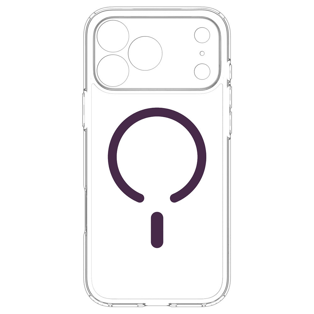 MagSafe maska za Apple iPhone 18 Pro / 17 Pro, Spigen, Ultra Hybrid, providno bordo ACS12335