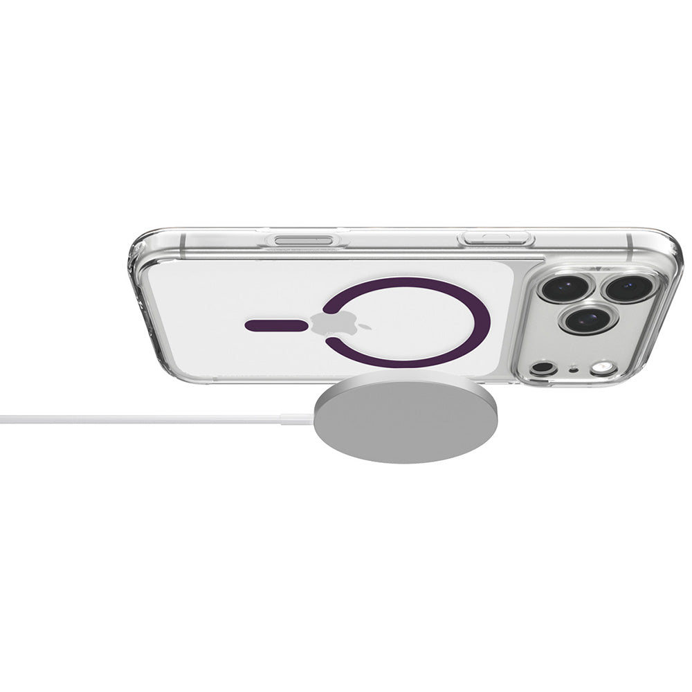 MagSafe maska za Apple iPhone 18 Pro / 17 Pro, Spigen, Ultra Hybrid, providno bordo ACS12335