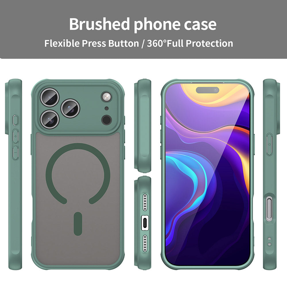 MagSafe futrola za Apple iPhone 18 Pro / 17 Pro, Techsuit, HaloFrost II, Zelena