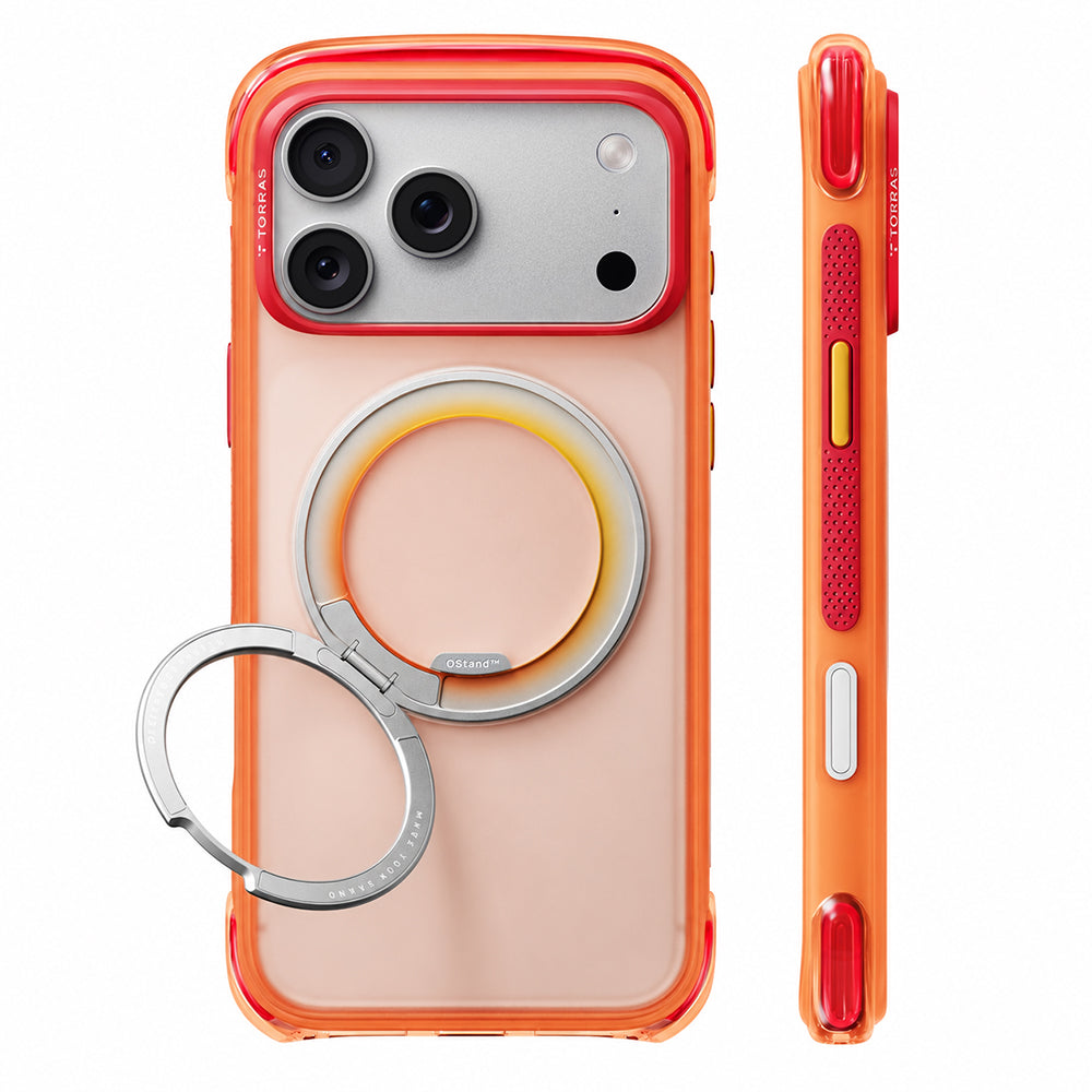 MagSafe futrola za Apple iPhone 18 Pro / 17 Pro, Torras, O3 Air Core, Narandžasta