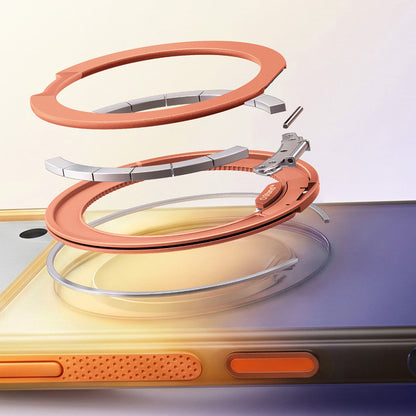 MagSafe futrola za Apple iPhone 18 Pro / 17 Pro, Torras, Ostand O3 Air Gradient, Plavo Narandžasta
