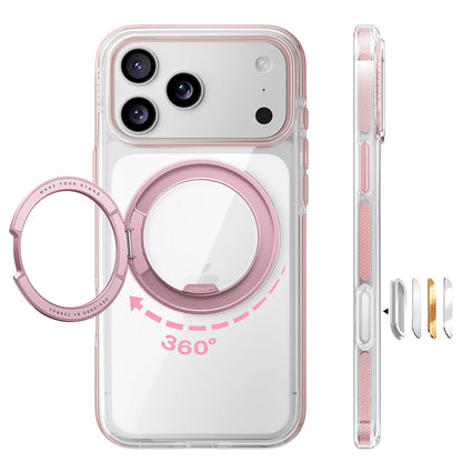 MagSafe futrola za Apple iPhone 18 Pro / 17 Pro, Torras, Ostand O3 Light, Roze