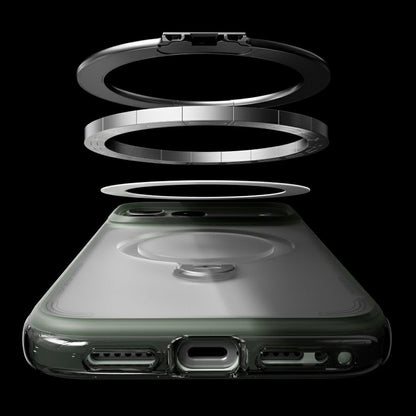 MagSafe futrola za Apple iPhone 18 Pro / 17 Pro, Torras, Ostand Q3 Air Football, Siva
