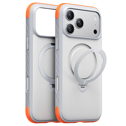 MagSafe futrola za Apple iPhone 18 Pro / 17 Pro, Torras, Ostand Q3 Rugged, Bela