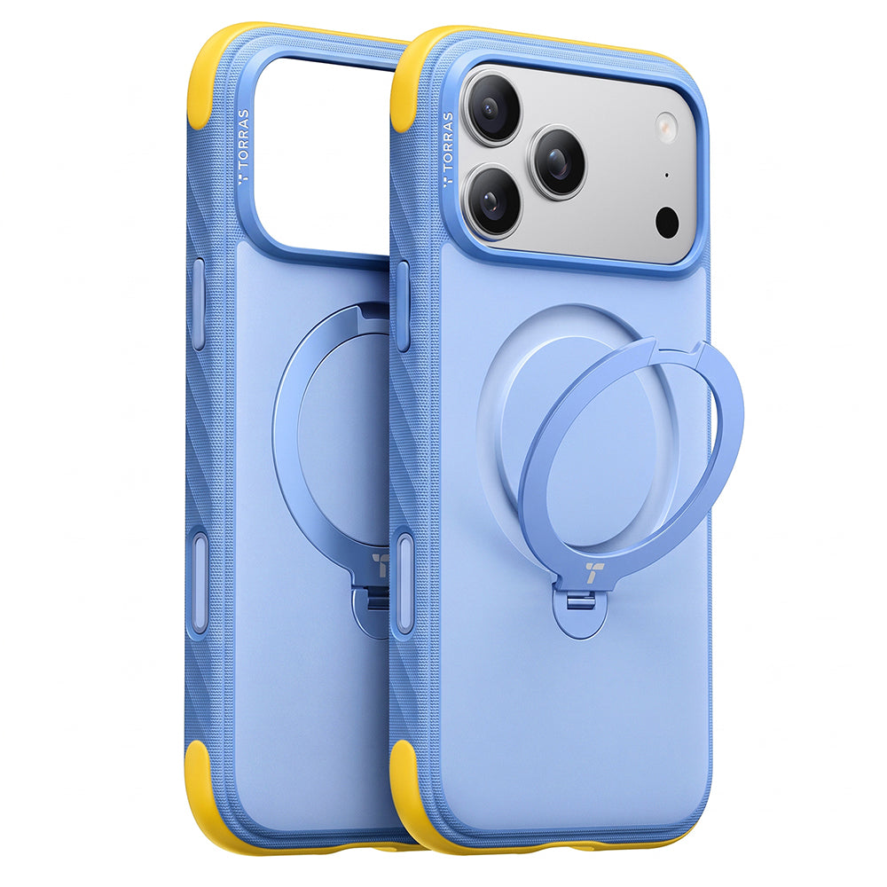 MagSafe futrola za Apple iPhone 18 Pro / 17 Pro, Torras, Ostand Q3 Rugged, Plava