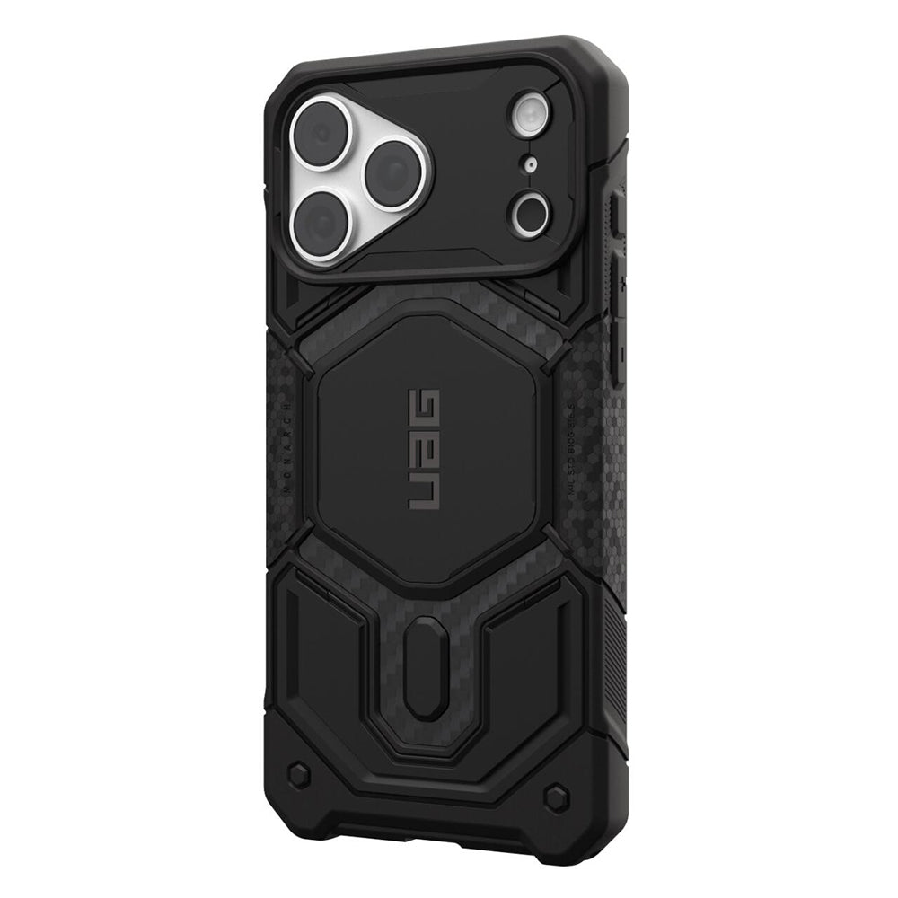 MagSafe futrola za Apple iPhone 18 Pro / 17 Pro, Urban Armor Gear, Monarch Pro Carbon, Crna