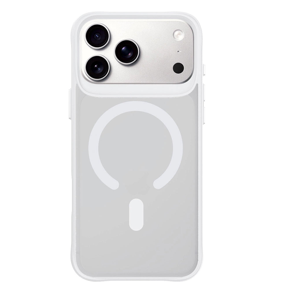 MagSafe maska za Apple iPhone 18 Pro Max / 17 Pro Max, 3MK, Smoke MagCase, bela
