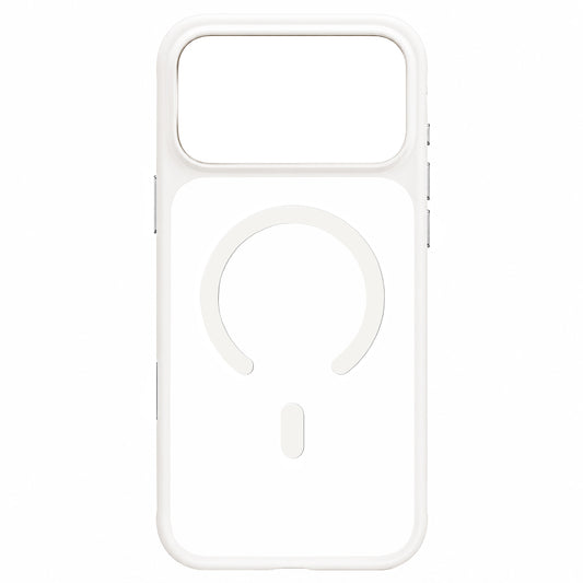MagSafe maska za Apple iPhone 18 Pro Max / 17 Pro Max, Blueo, prijatna za kožu, protiv ispadanja, satenski bela