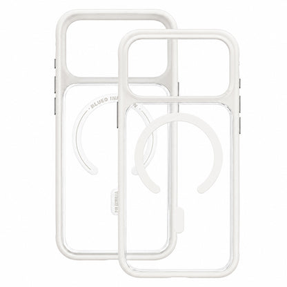 MagSafe maska za Apple iPhone 18 Pro Max / 17 Pro Max, Blueo, prijatna za kožu, protiv ispadanja, satenski bela