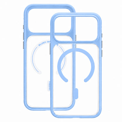 MagSafe maska za Apple iPhone 18 Pro Max / 17 Pro Max, Blueo, prijatna za kožu, otporna na padove, satenski plava