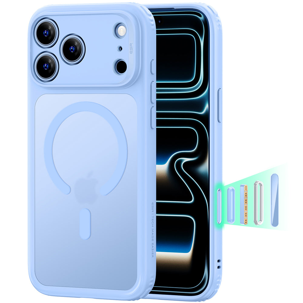 MagSafe futrola za Apple iPhone 18 Pro Max / 17 Pro Max, ESR, Classic Hybrid, Plavo Satenska