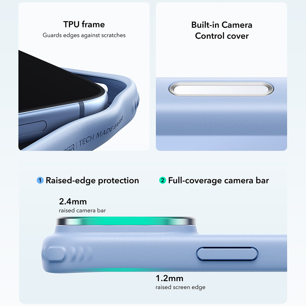 MagSafe futrola za Apple iPhone 18 Pro Max / 17 Pro Max, ESR, Classic Hybrid Kickstand, Plavo Satenska