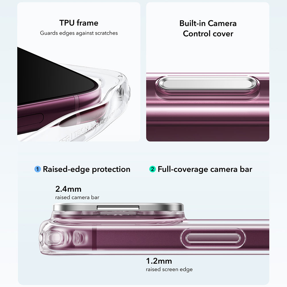 MagSafe futrola za Apple iPhone 18 Pro Max / 17 Pro Max, ESR, Classic Hybrid Kickstand, Providna
