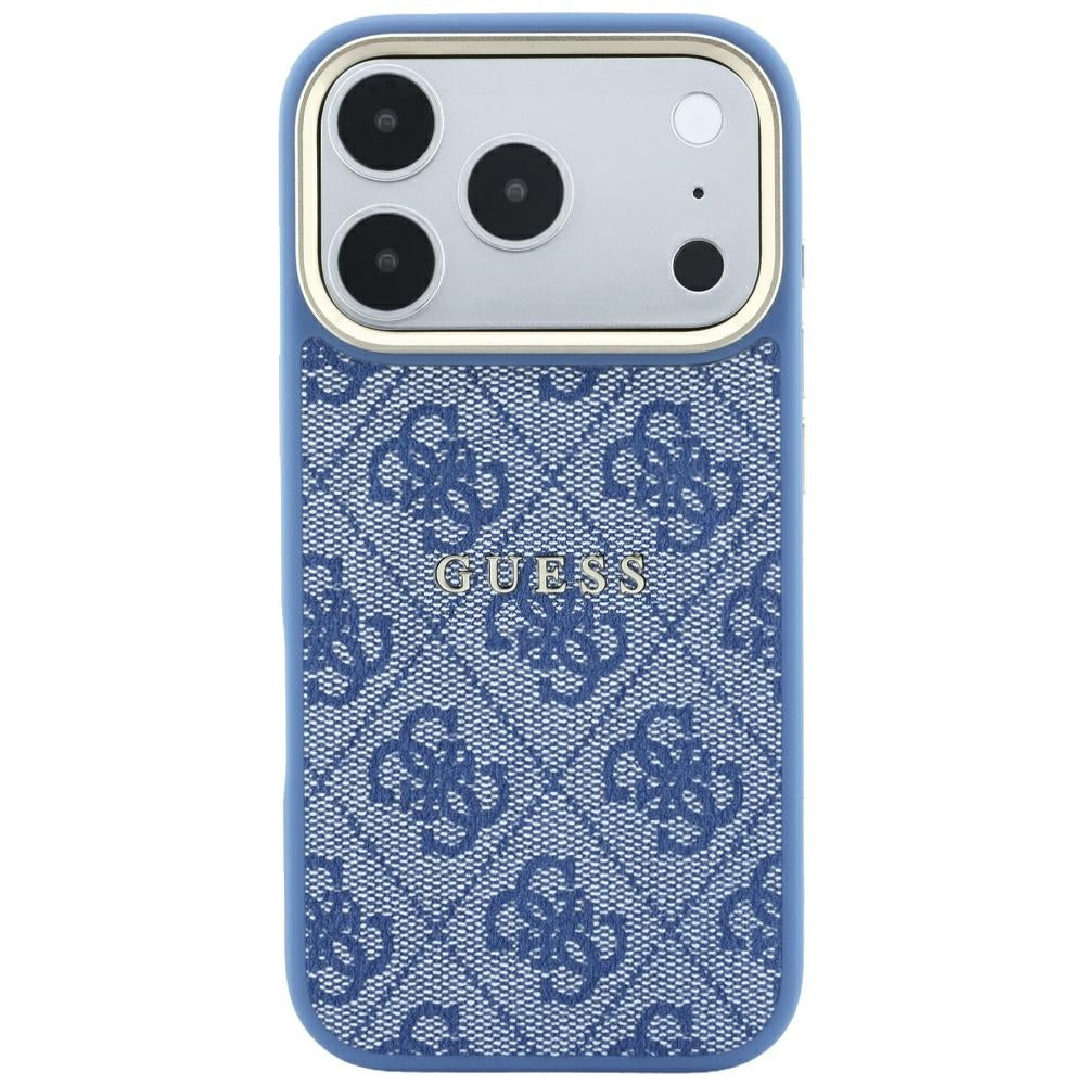 MagSafe futrola za Apple iPhone 18 Pro Max / 17 Pro Max, Guess, 4G Embossed Classic, Plava