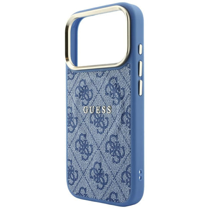 MagSafe futrola za Apple iPhone 18 Pro Max / 17 Pro Max, Guess, 4G Embossed Classic, Plava