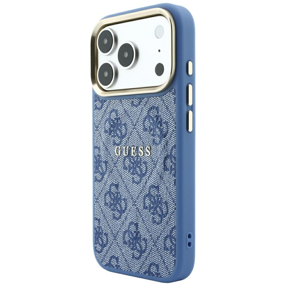 MagSafe futrola za Apple iPhone 18 Pro Max / 17 Pro Max, Guess, 4G Embossed Classic, Plava