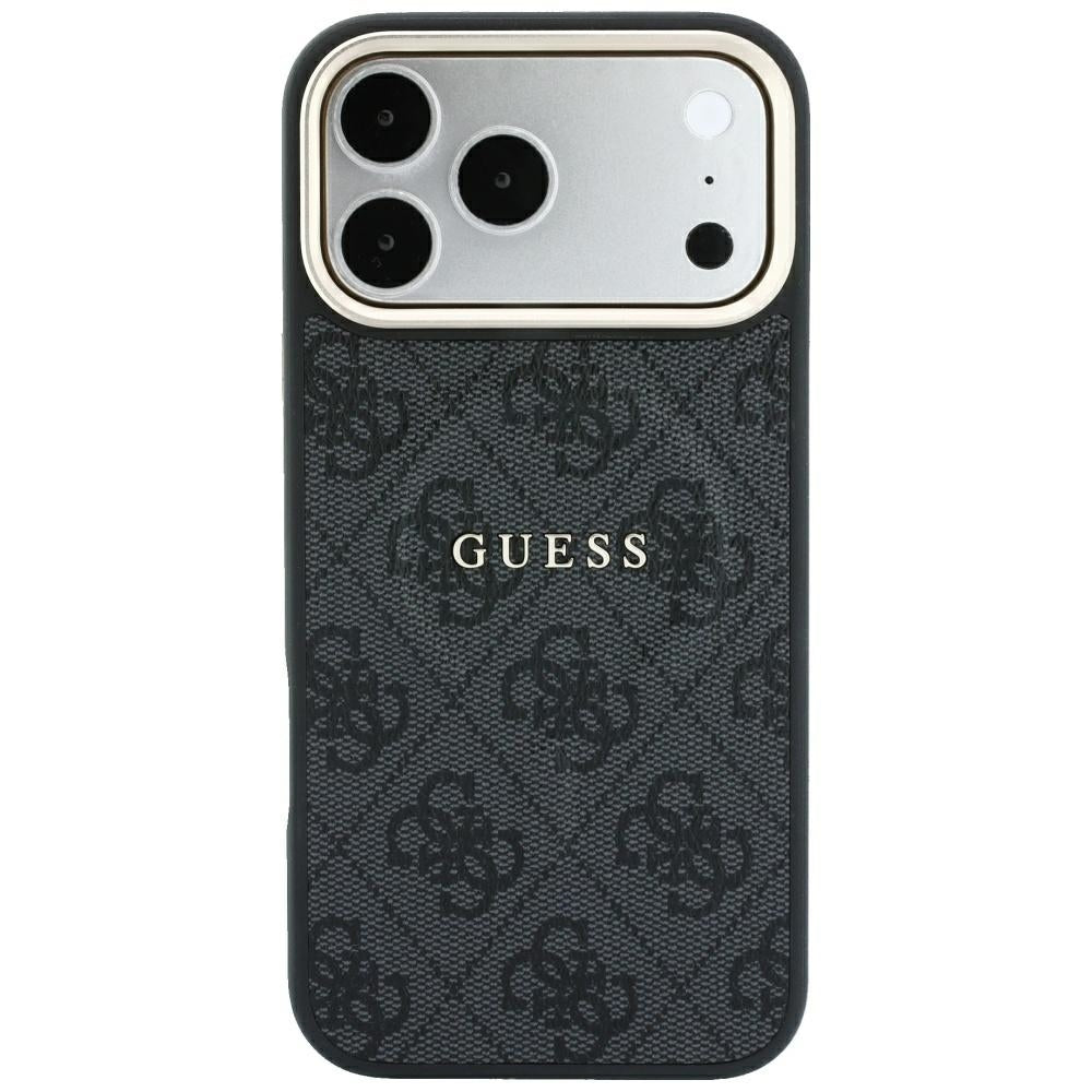 MagSafe futrola za Apple iPhone 18 Pro Max / 17 Pro Max, Guess, 4G Embossed Classic, Crna