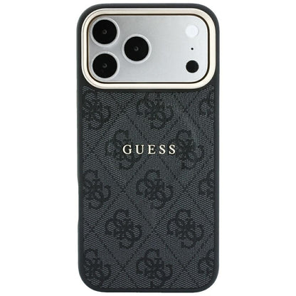 MagSafe futrola za Apple iPhone 18 Pro Max / 17 Pro Max, Guess, 4G Embossed Classic, Crna