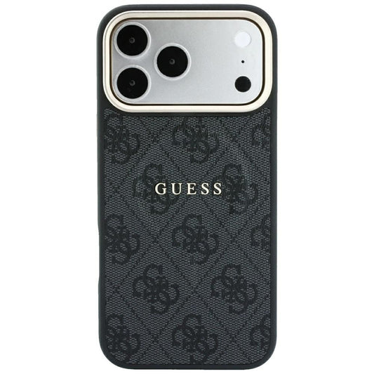 MagSafe futrola za Apple iPhone 18 Pro Max / 17 Pro Max, Guess, 4G Embossed Classic, Crna