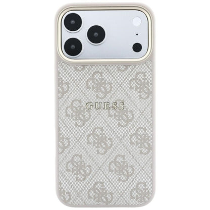 MagSafe futrola za Apple iPhone 18 Pro Max / 17 Pro Max, Guess, 4G Embossed Classic, Roze