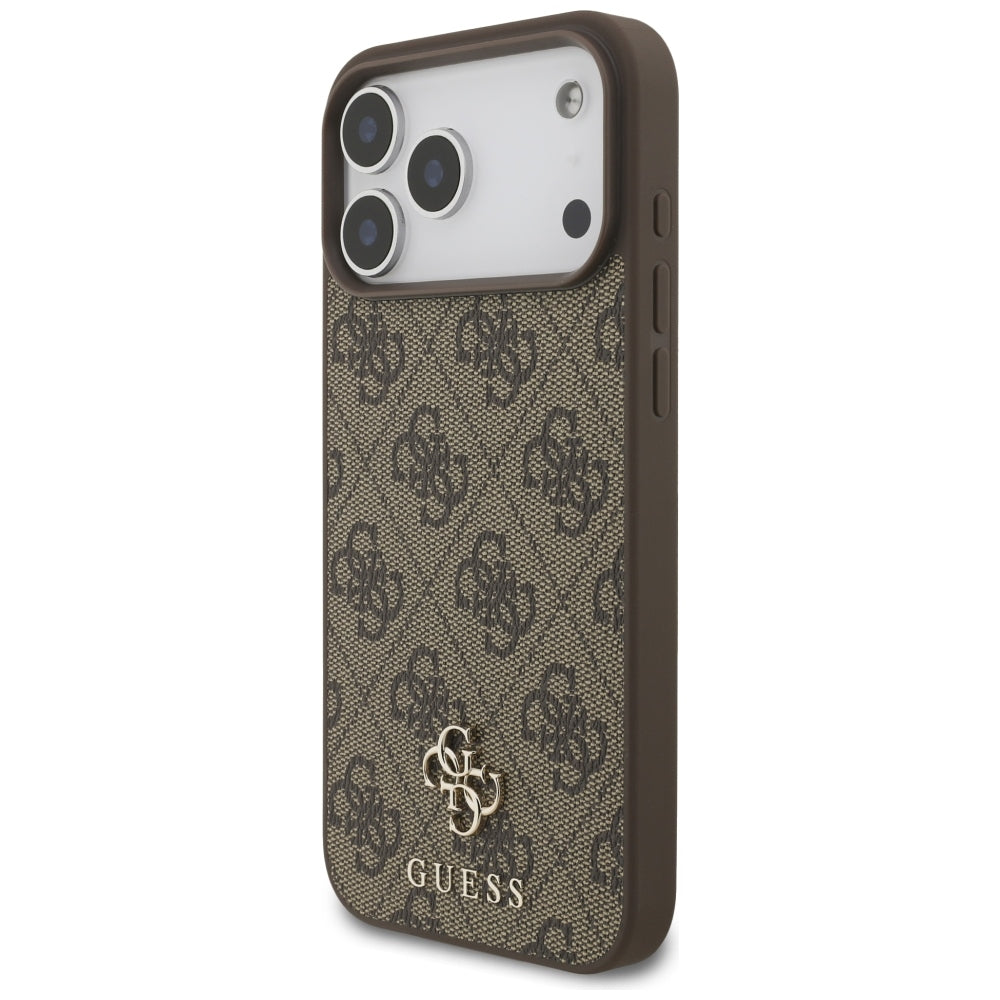 MagSafe futrola za Apple iPhone 18 Pro Max / 17 Pro Max, Guess, 4G Small and Classic, Braon