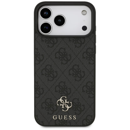 MagSafe futrola za Apple iPhone 18 Pro Max / 17 Pro Max, Guess, 4G Small and Classic, Crna