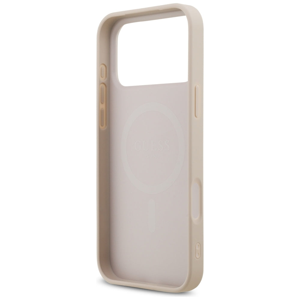 MagSafe futrola za Apple iPhone 18 Pro Max / 17 Pro Max, Guess, 4G Small and Classic, Roze