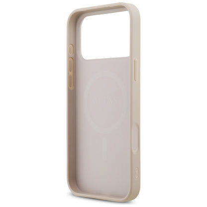 MagSafe futrola za Apple iPhone 18 Pro Max / 17 Pro Max, Guess, 4G Small and Classic, Roze